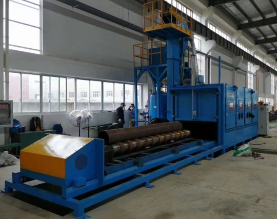 清远喷砂机在管道除锈中的现场施工应用