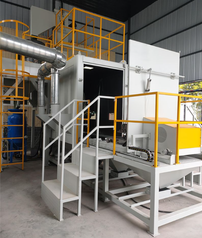 清远全自动喷砂机 实现无人化高效生产