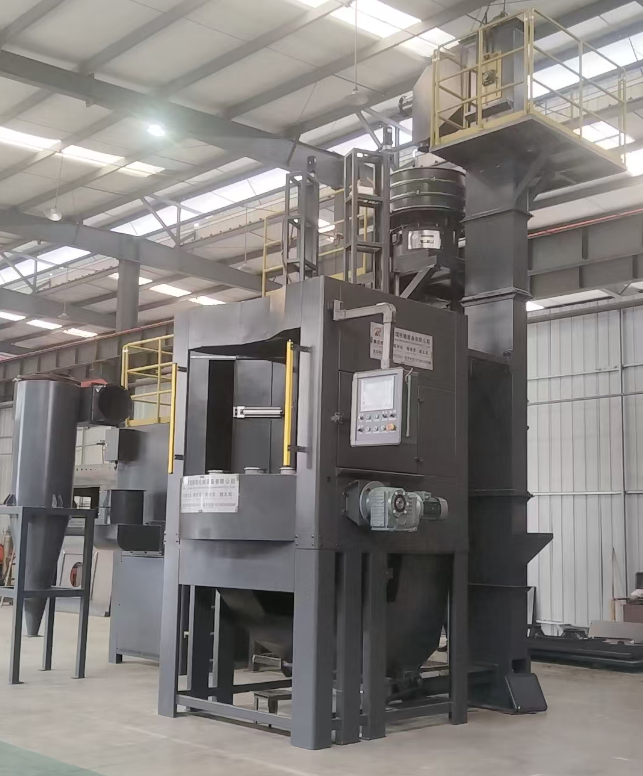 清远转盘式喷砂机 提升圆形工件处理效率